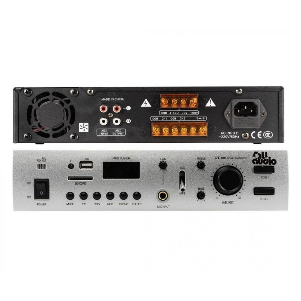 PAMP-100-2Z 4ALL AUDIO трансляційний підсилювач
