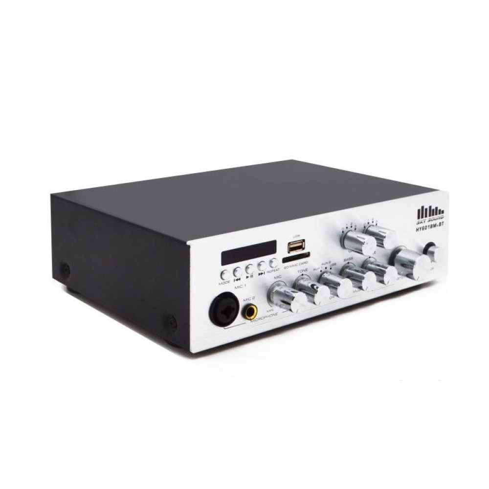 HY-601MB+BT (2-ZONE/2*60W) SKY SOUND трансляционный усилитель