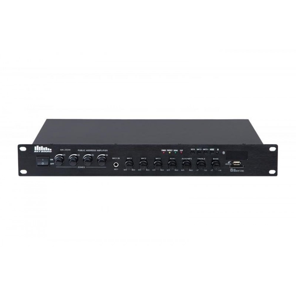MK-250W (4-ZONE) SKY SOUND трансляционный усилитель