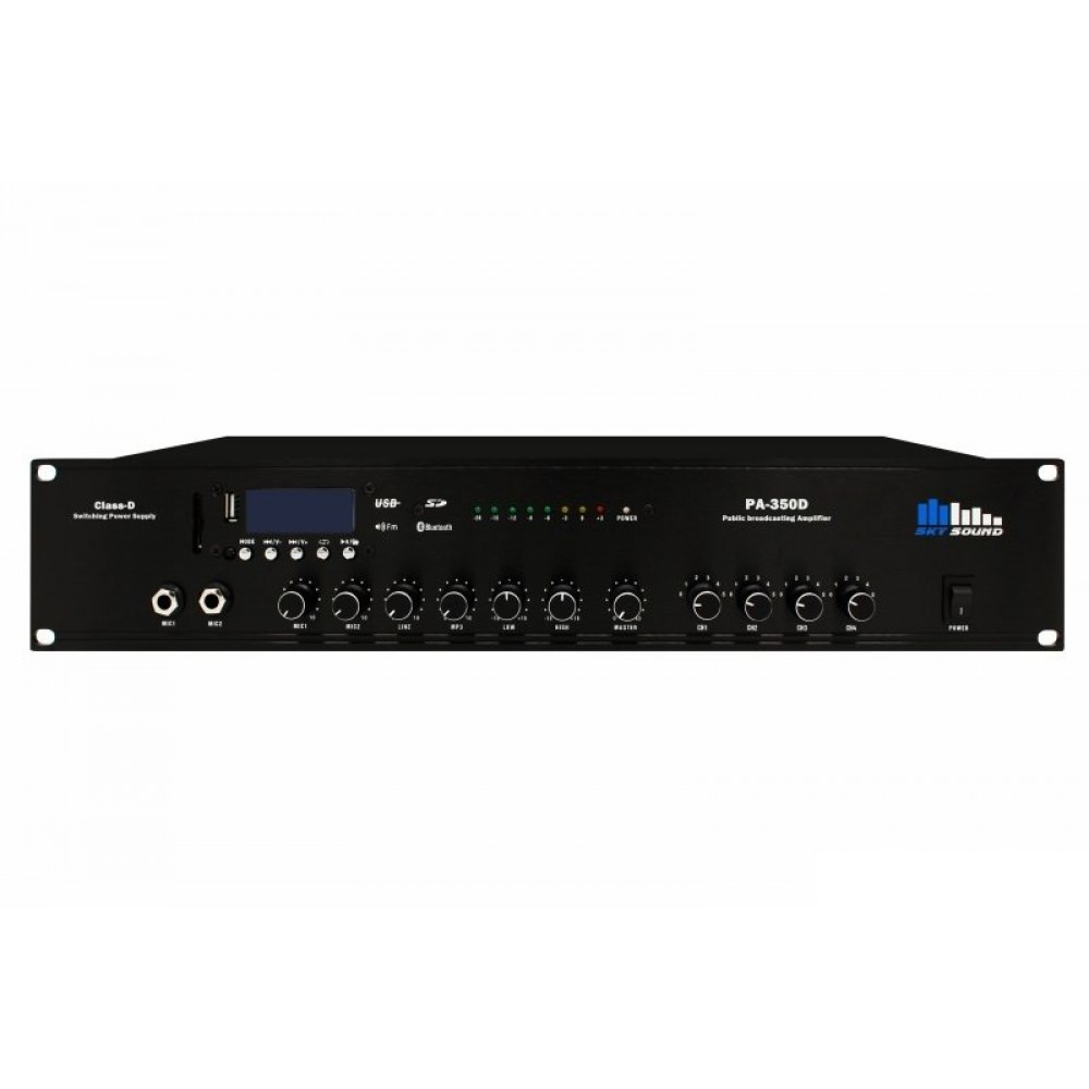 PA-350D (400W) SKY SOUND трансляционный усилитель