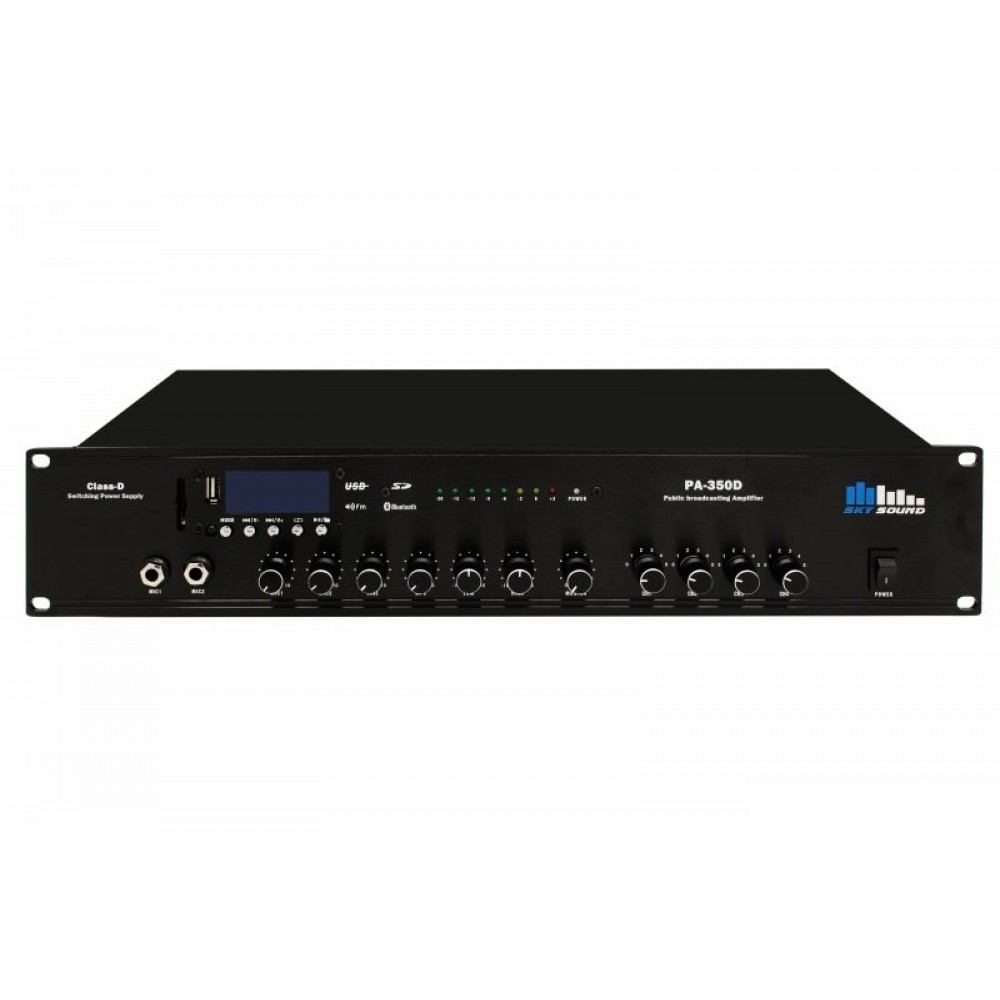 PA-350D (400W) SKY SOUND трансляционный усилитель