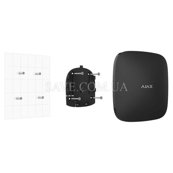 Hub Plus AJAX Интеллектуальная централь с Wi-Fi, Ethernet и поддержкой двух SIM-карт (2G и 3G)