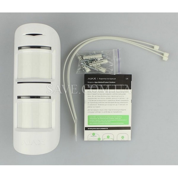 MotionProtect Outdoor AJAX Бездротовий вуличний датчик руху