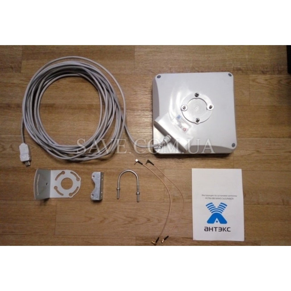 PETRA BB MIMO 2x2 UniBox ANTEX Панельная широкополосная антенна с боксом для 3G/4G модема
