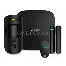 StarterKit Cam Plus AJAX Стартовий комплект охоронної сигналізації з LTE та фотоверифікацією тривог