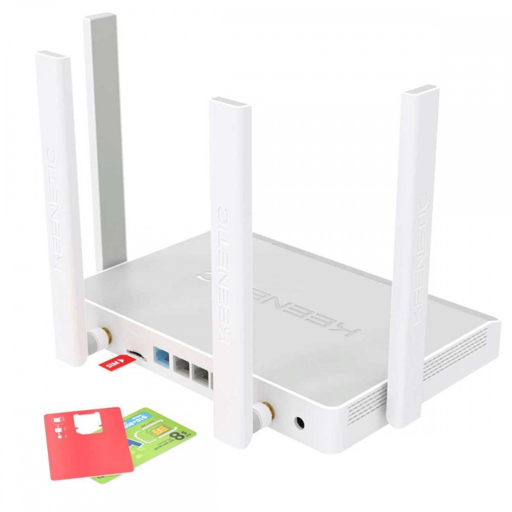 HERO 4G (KN-2310) KEENETIC Стационарный 3G/4G Wi-Fi роутер с входами для MIMO антенны