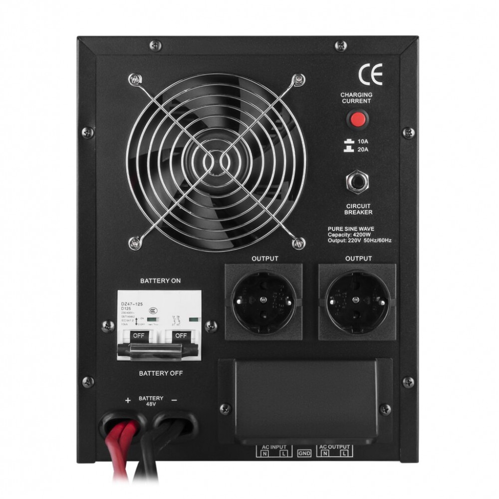 LPY-B-PSW-6000VA+(4200Вт)10A/20A LogicPower ИБП с правильной синусоидой 48В