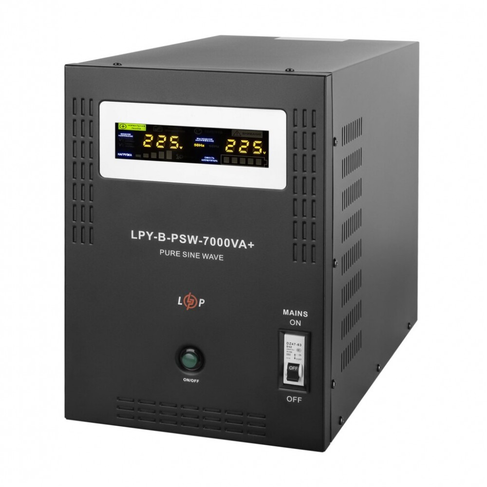LPY-B-PSW-7000VA+(5000Вт)10A/20A LogicPower ИБП с правильной синусоидой 48V
