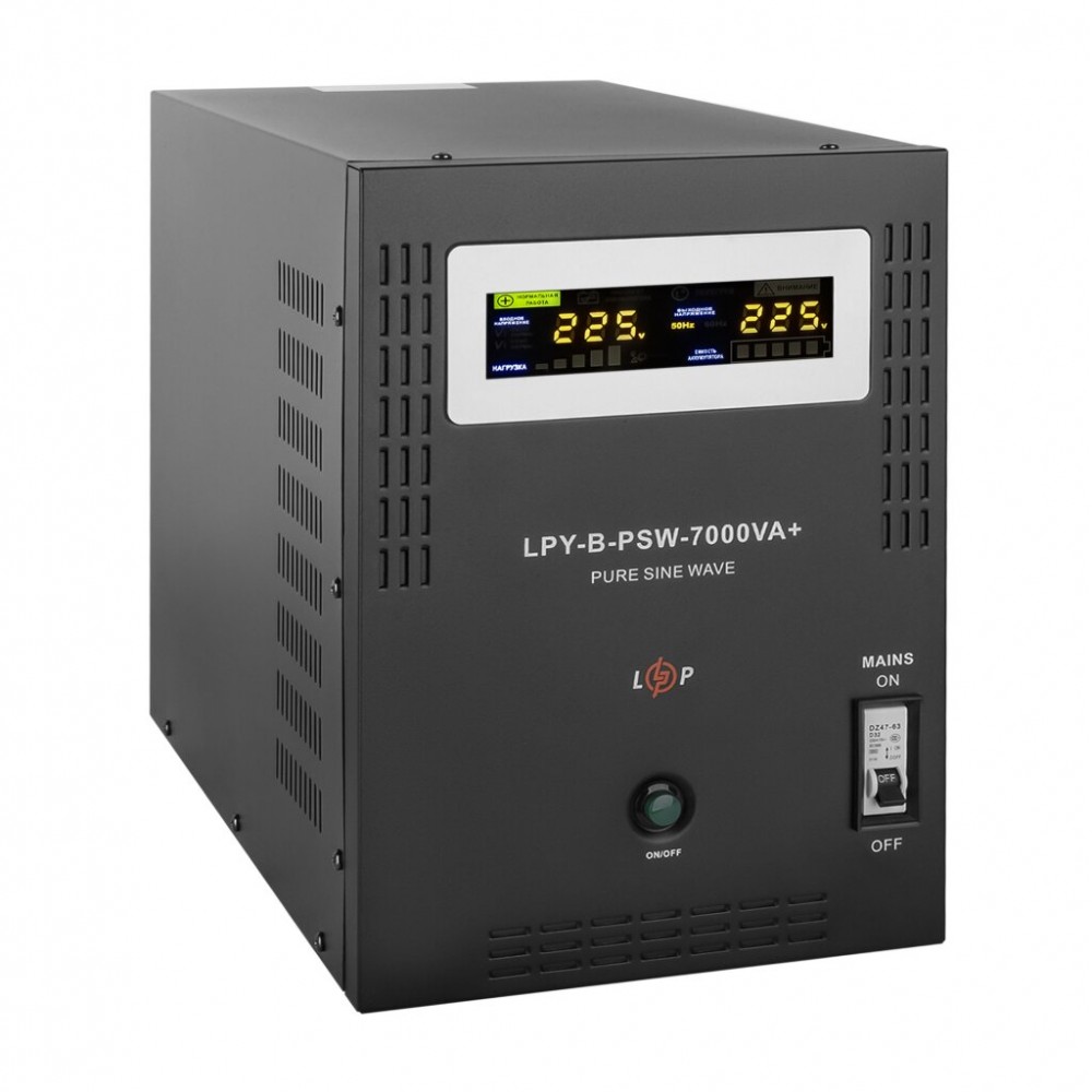 LPY-B-PSW-7000VA+(5000Вт)10A/20A LogicPower ИБП с правильной синусоидой 48V