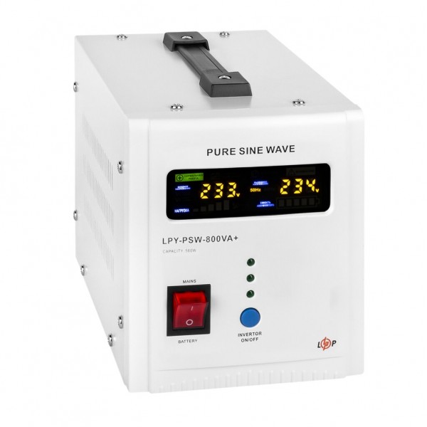 LPY-PSW-800VA+(560Вт)5A/15A LogicPower ИБП с правильной синусоидой 12V