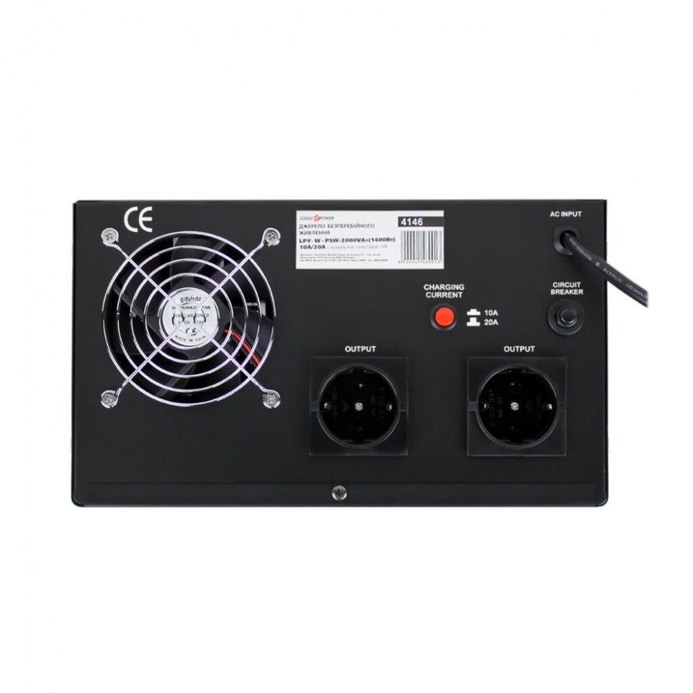 LPY- W - PSW-2000VA+ (1400Вт)10A/20A LogicPower ИБП с правильной синусоидой 24V