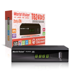 T624D5 WORLD VISION Цифровий DVB-T2 тюнер