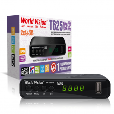T625D2 WORLD VISION Цифровой DVB-T2 тюнер