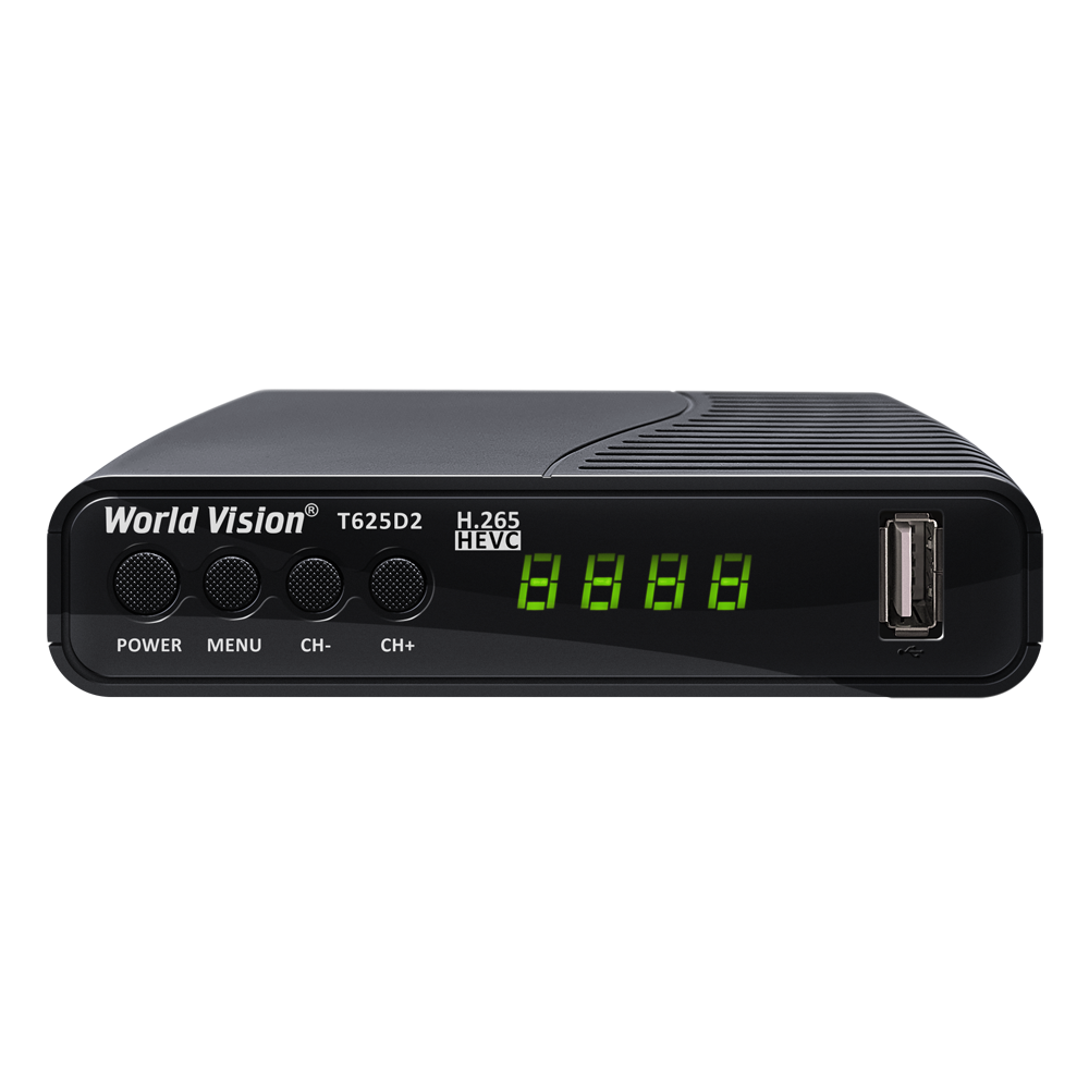 T625D2 WORLD VISION Цифровий DVB-T2 тюнер