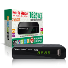 T625D3 WORLD VISION Цифровий DVB-T2 тюнер