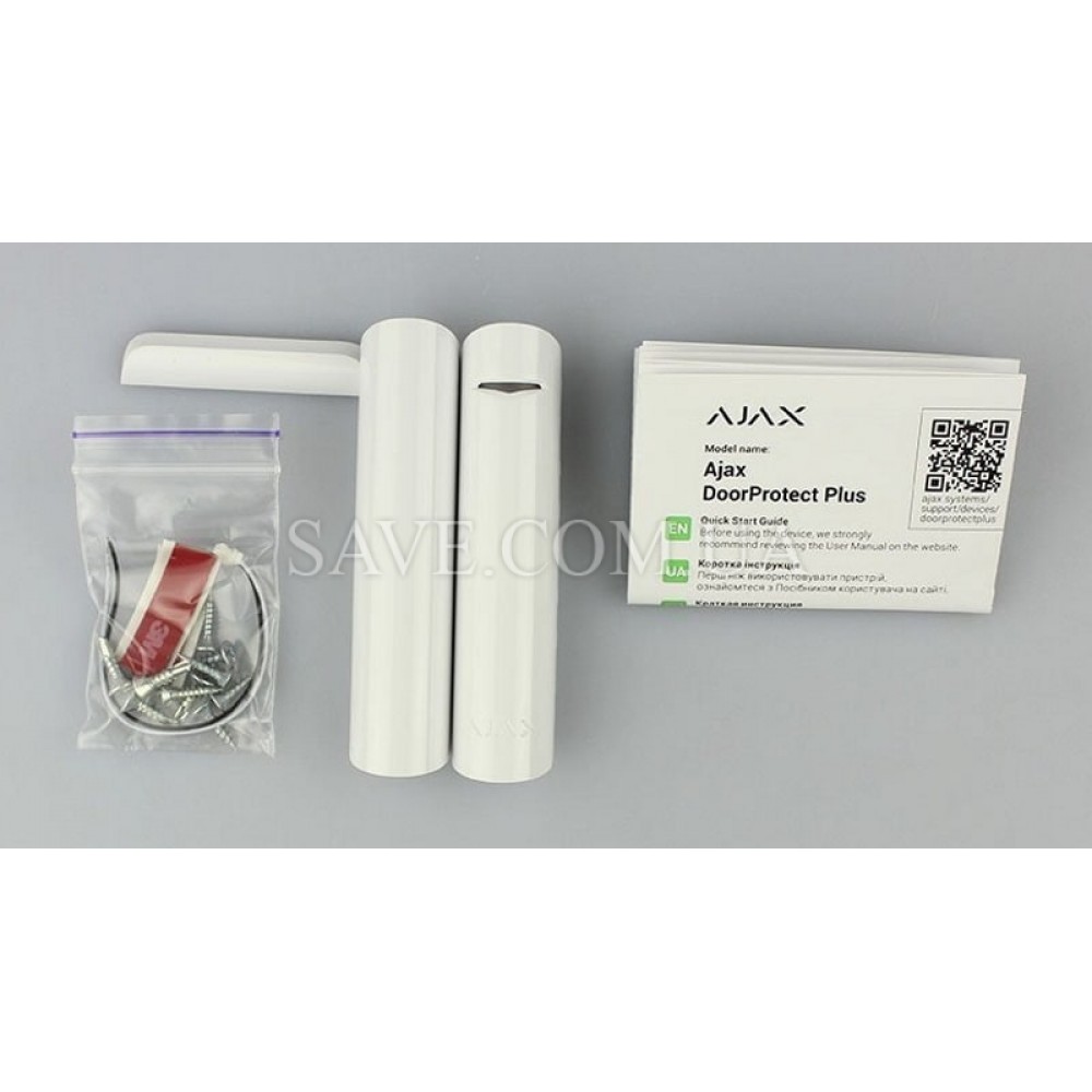 DoorProtect Plus AJAX Комбинированный беспроводной датчик открытия с сенсором удара и наклона