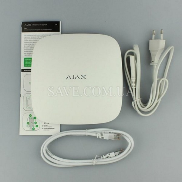 Hub AJAX Интеллектуальная централь с GSM и Ethernet модулями