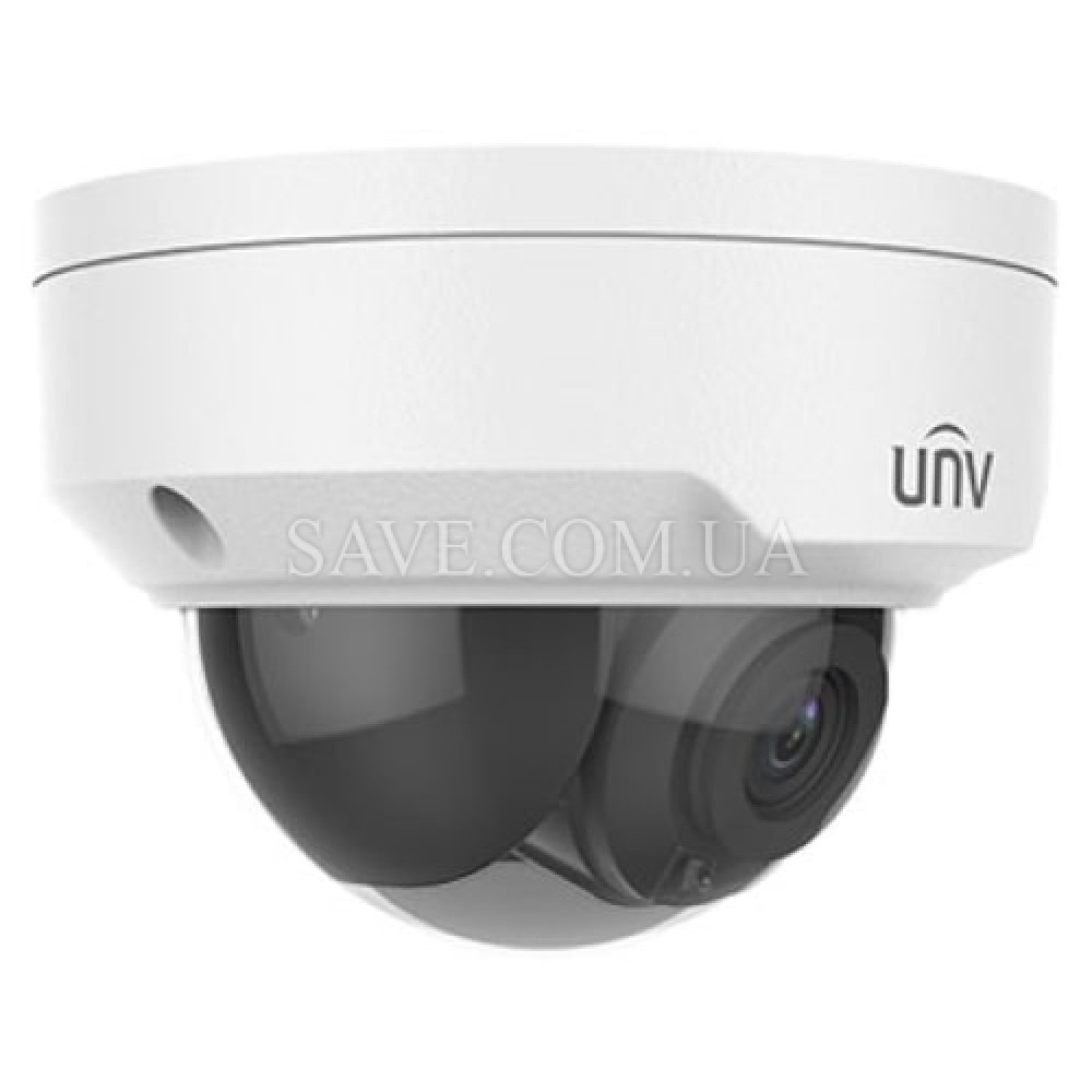 IPC322SR3-VSF28W-D UNIVIEW Вулична антивандальна купольна IP камера з Wi-Fi та ІЧ підсвічуванням