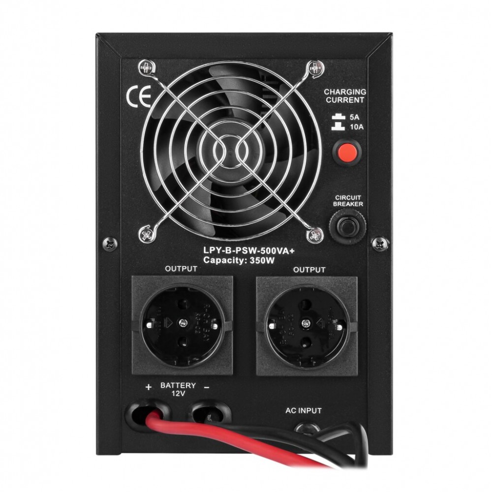 LPY-B-PSW-500VA+ (350Вт) 5A/10A LogicPower ИБП с правильной синусоидой 12V