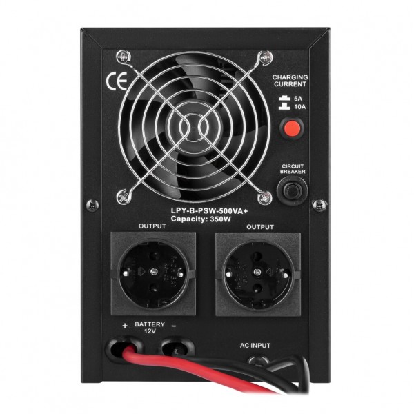 LPY-B-PSW-500VA+ (350Вт) 5A/10A LogicPower ДБЖ з правильною синусоїдою 12V
