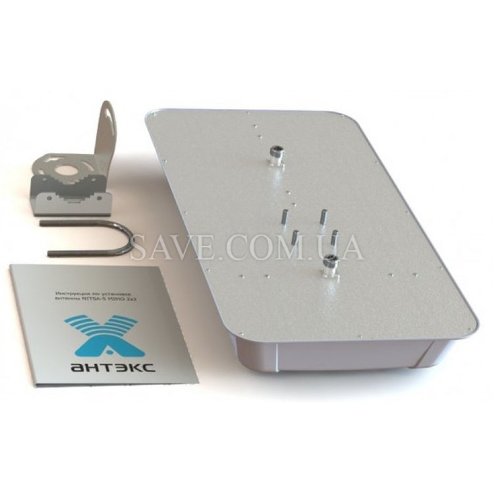 Nitsa-5F MIMO 2x2 ANTEX Широкополосная панельная 3G/4G антенна с усилением до 15 dBi
