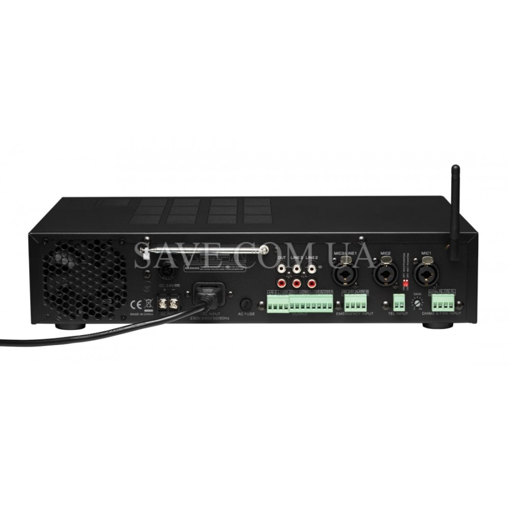 PA-120.4P DV AUDIO Трансляционный микшер усилитель