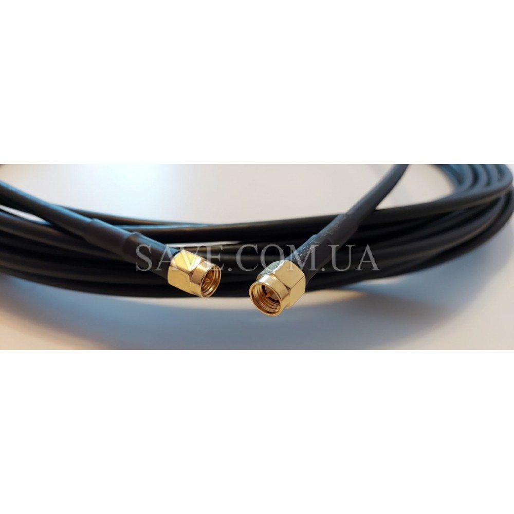 SMA-50/10 SAVE 10 м кабельна збірка SMA (male) - SMA (male) для підключення 3G/4G антени