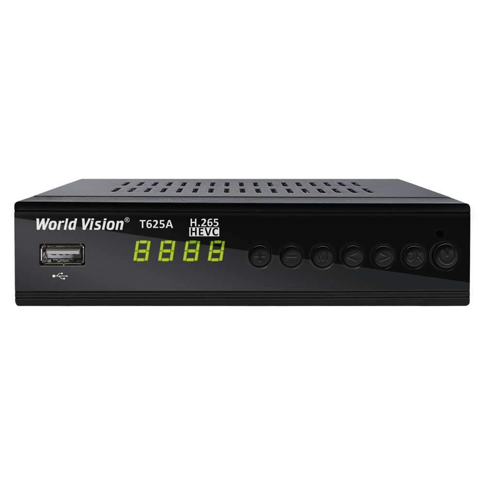 T625A WORLD VISION Цифровий DVB-T2 тюнер
