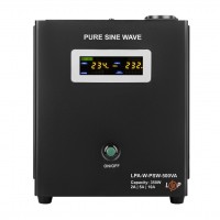 LPA-W-PSW-500VA(350Вт) 2A/5A/10A LogicPower ДБЖ з правильною синусоїдою 12V