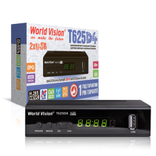 T625D4 WORLD VISION Цифровий DVB-T2 тюнер