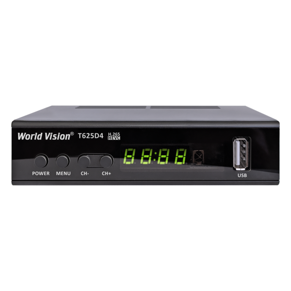 T625D4 WORLD VISION Цифровий DVB-T2 тюнер