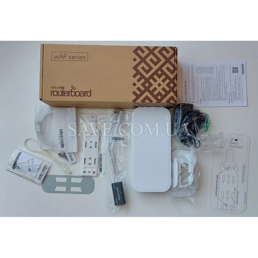 wAP ac LTE6 kit MIKROTIK Вулична 3G/4G точка доступу з Wi-Fi та входами для зовнішньої MIMO антени