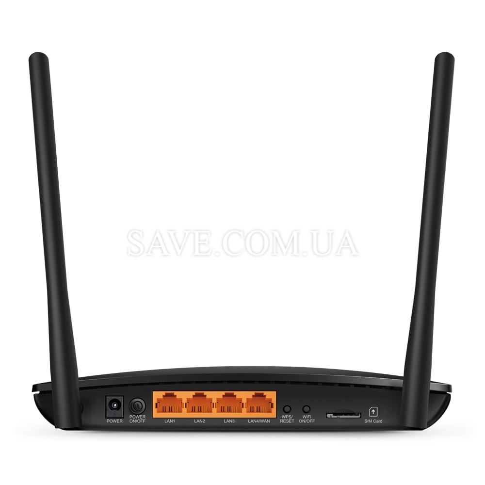 Archer MR200 TP-LINK Стационарный 3G/4G Wi-Fi роутер с входами для MIMO антенны