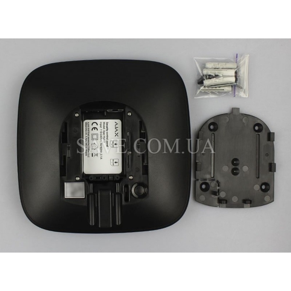 Hub 2 AJAX Интеллектуальная централь с фотоверификацией, модулем Ethernet и поддержкой двух SIM-карт