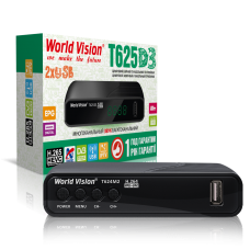 T624M2 WORLD VISION Цифровий DVB-T2 тюнер