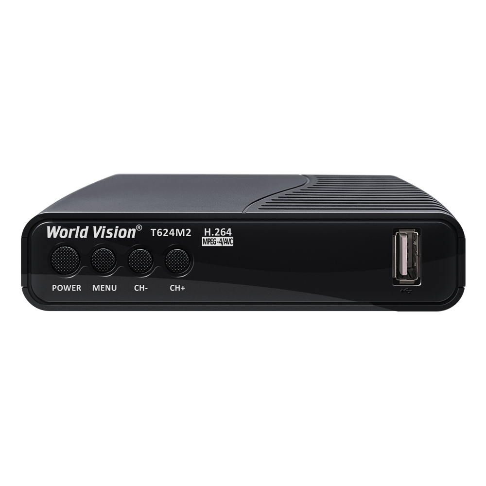 T624M2 WORLD VISION Цифровий DVB-T2 тюнер