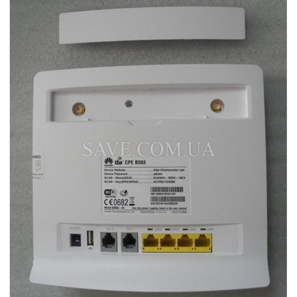 B593s-22 HUAWEI Стационарный 3G/4G Wi-Fi роутер с входом для MIMO антенны