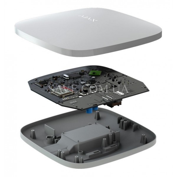 Hub 2 Plus AJAX Интеллектуальная централь с фотоверификацией, Ethernet, Wi-Fi и двумя SIM (2G, 3G, LTE)
