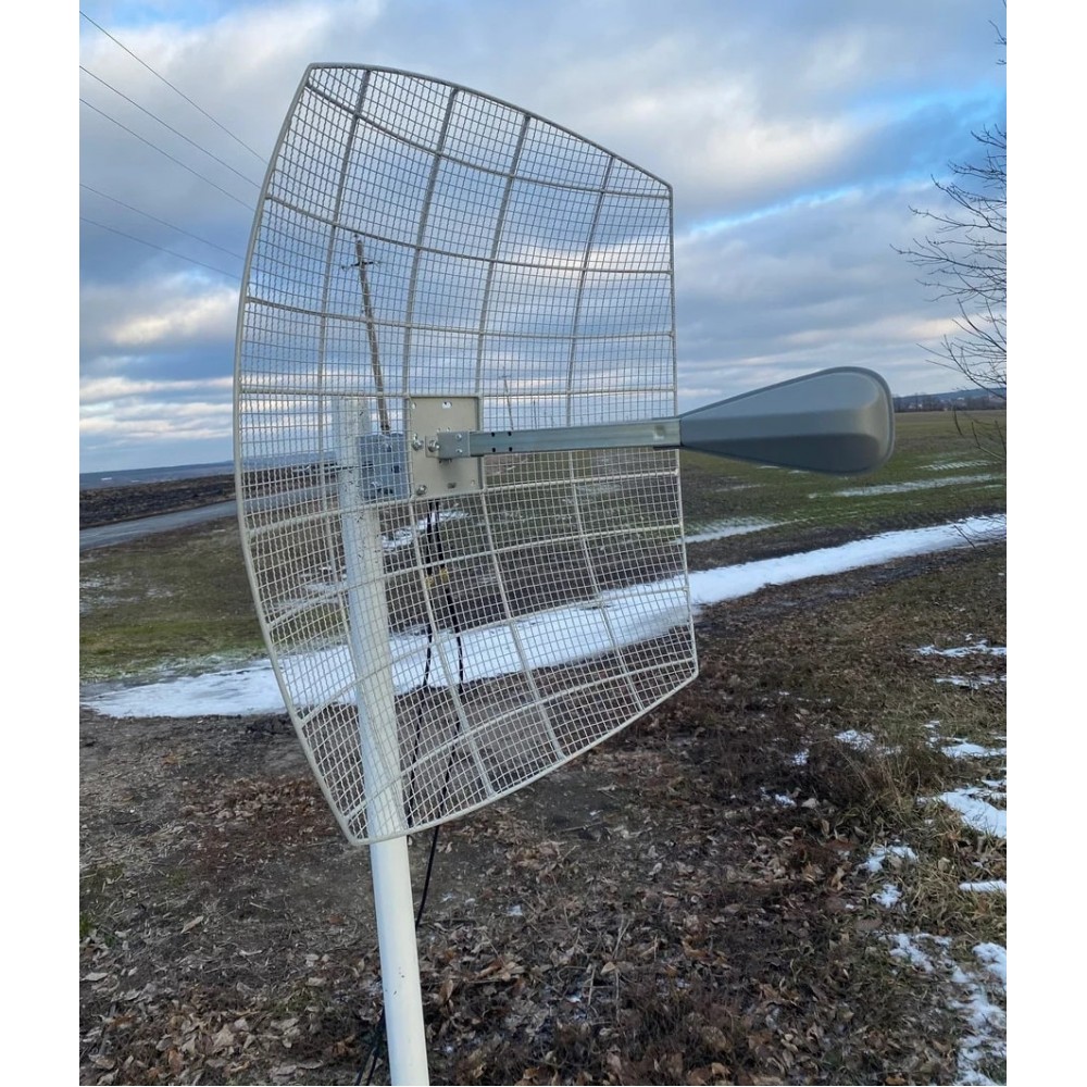 KNA27-1700/2700 KROKS Сетчатая параболическая 3G/4G MIMO антенна с усилением 27 дБ