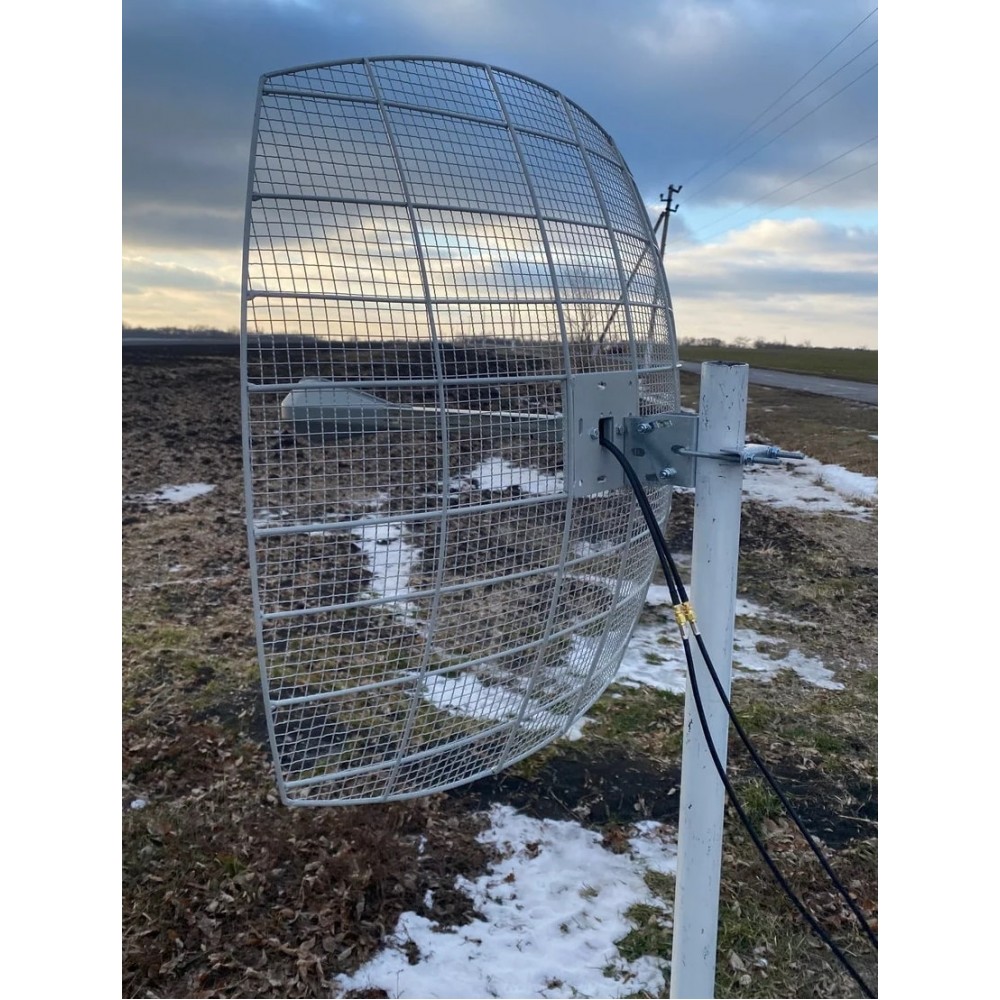 KNA27-1700/2700 KROKS Сетчатая параболическая 3G/4G MIMO антенна с усилением 27 дБ