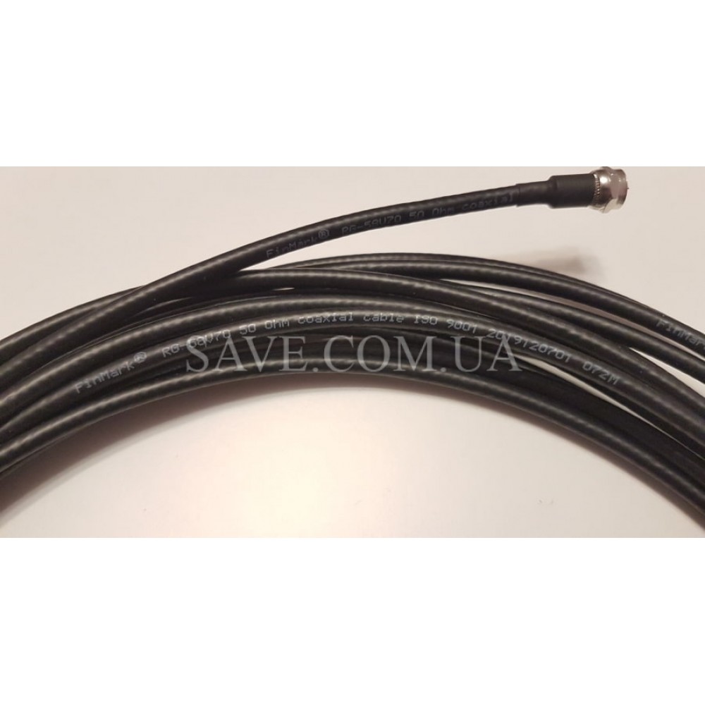 KS-50/10 SAVE 10 м кабельная сборка F (male) - F (male) для подключения 3G/4G антенны