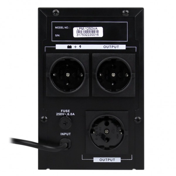 LPM-1250VA (875Вт) LogicPower Джерело безперебійного живлення (ДБЖ)