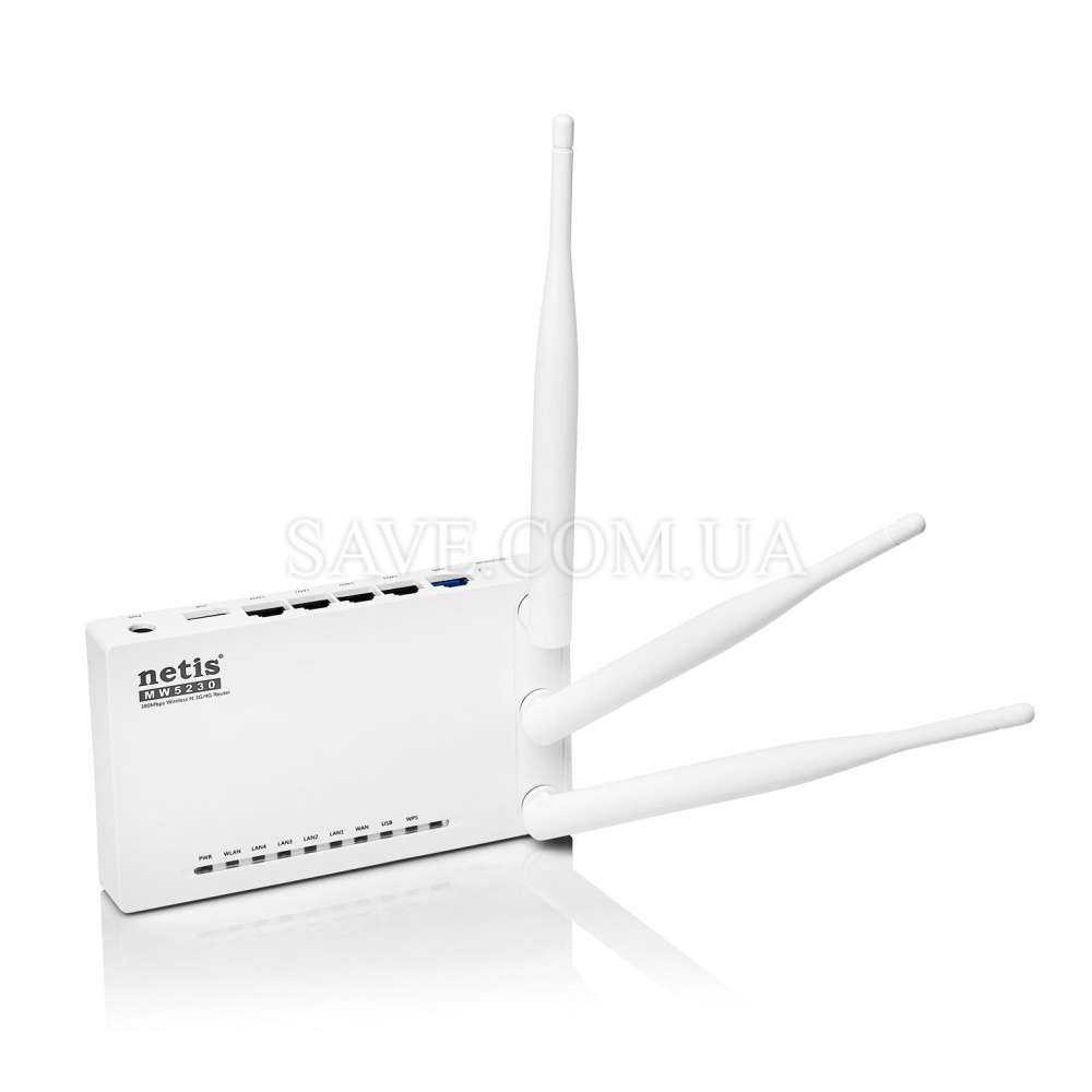 MW5230 NETIS Wi-Fi роутер (маршрутизатор) с поддержкой 3G / 4G модемов
