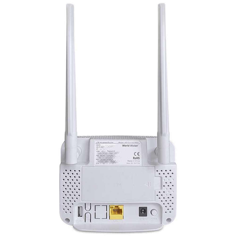 4G CONNECT MINI WORLD VISION Стационарный 3G/4G Wi-Fi роутер с входами для MIMO антенны