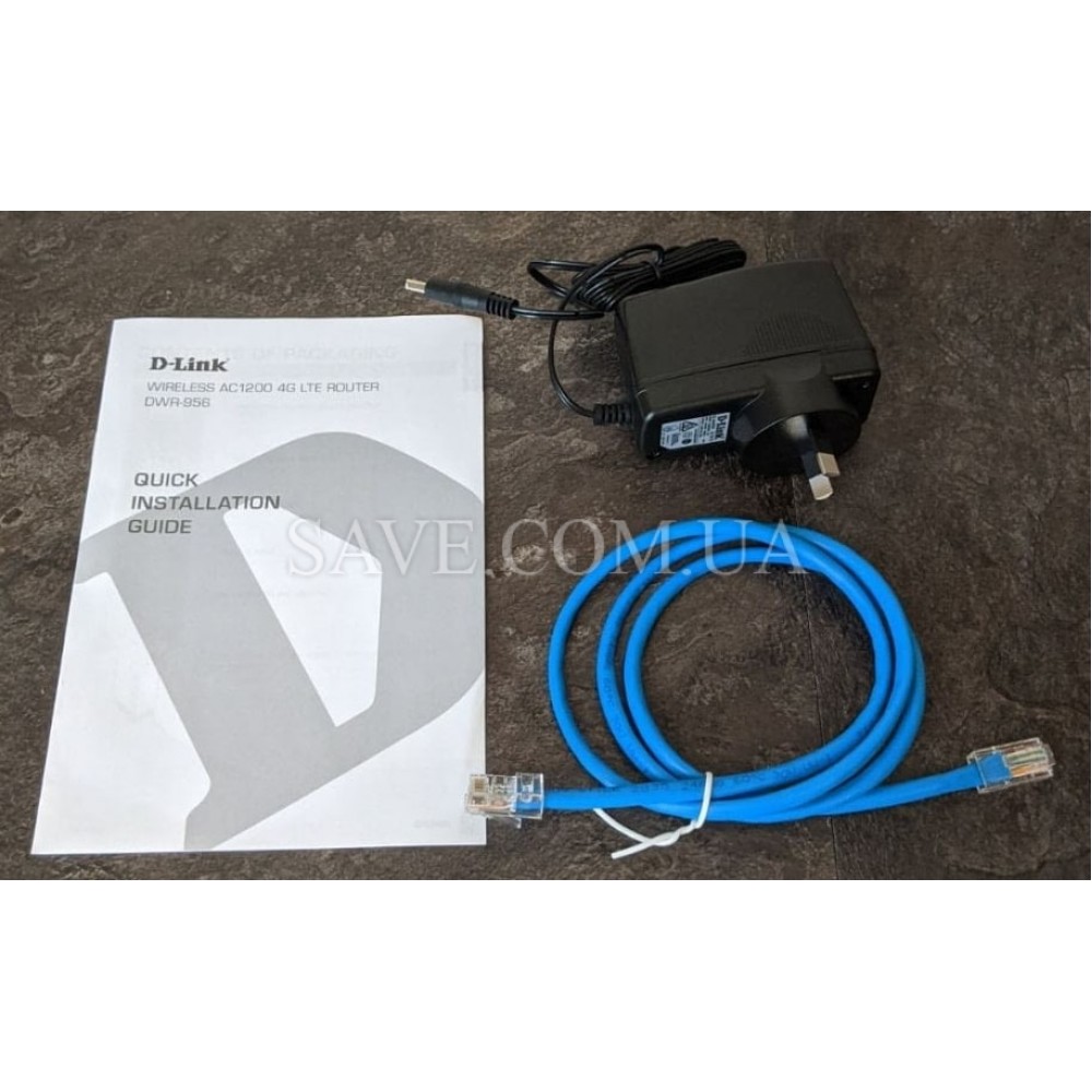 DWR-956 D-LINK Стационарный 3G/4G Wi-Fi роутер с входами для MIMO антенны