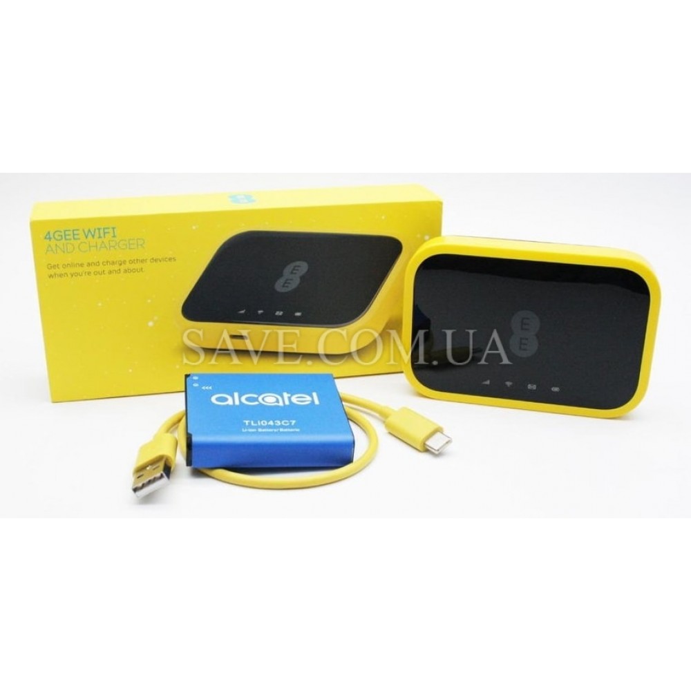 EE120 ALCATEL Мобільний WiFi роутер з 3G/4G модемом та Power Bank