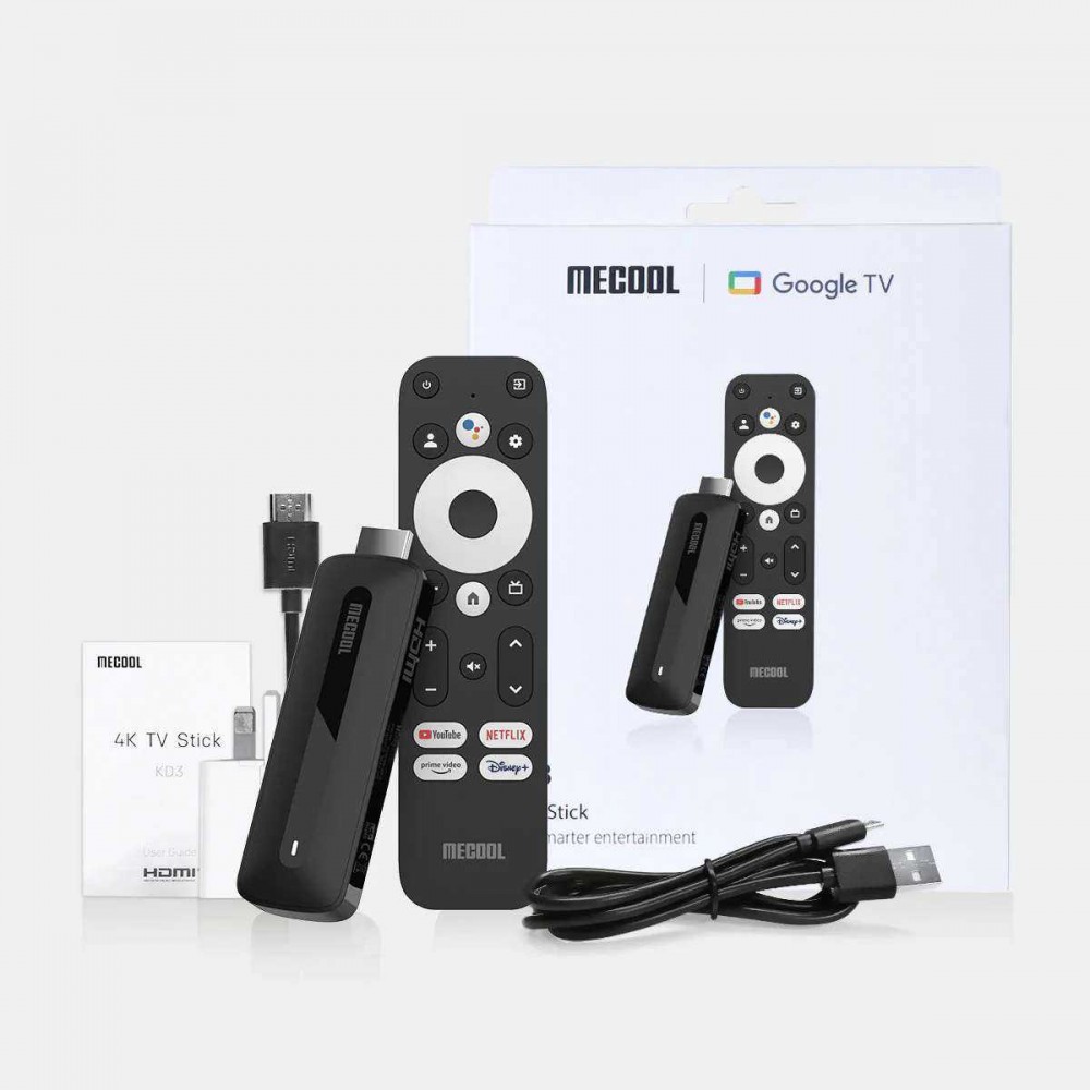 KD3 2/8GB MECOOL Цифровой Android медиаплеер SMART TV STICK