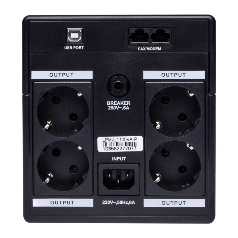 LPM-U1100VA-P (770Вт) LogicPower Источник бесперебойного питания (ИБП)
