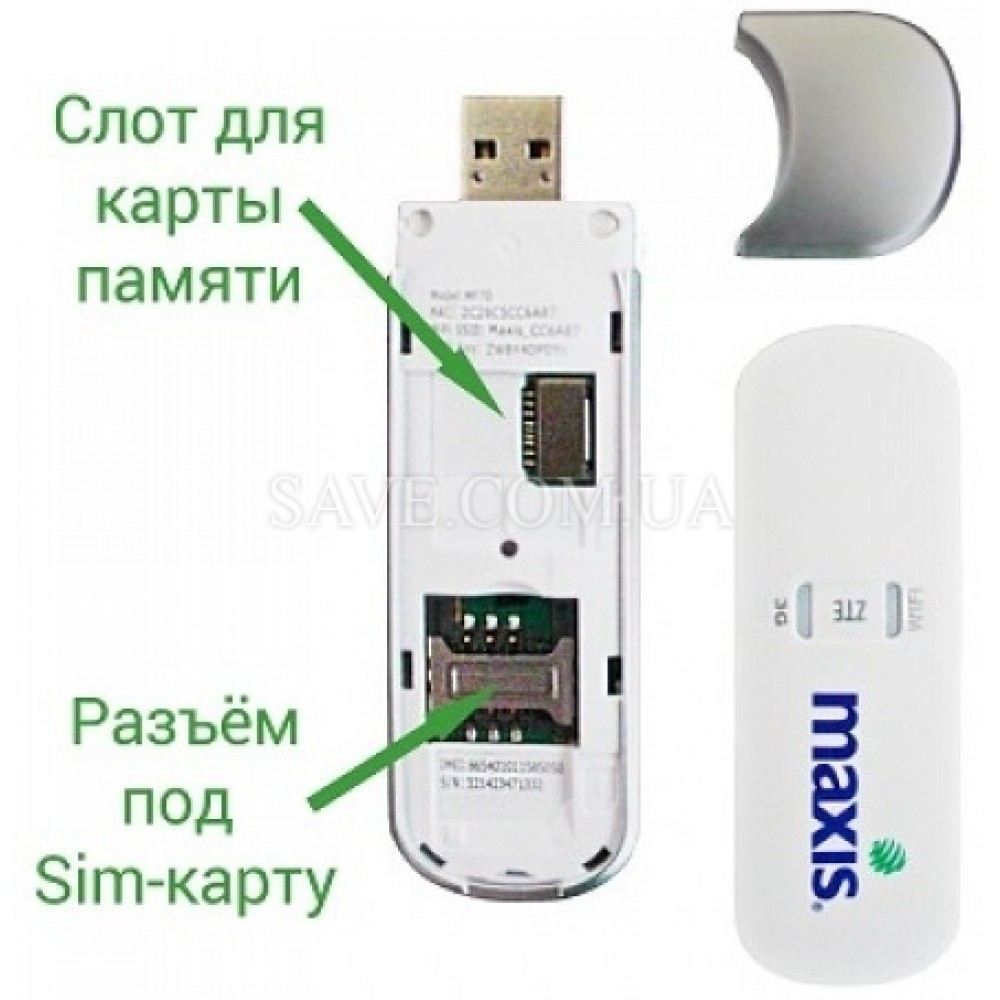MF70 ZTE 3G USB модем с Wi-Fi