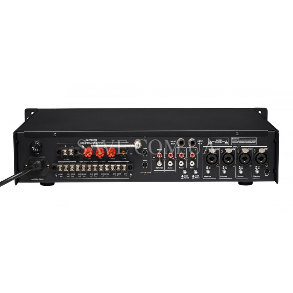 SA-350.6P DV AUDIO Трансляционный микшер усилитель